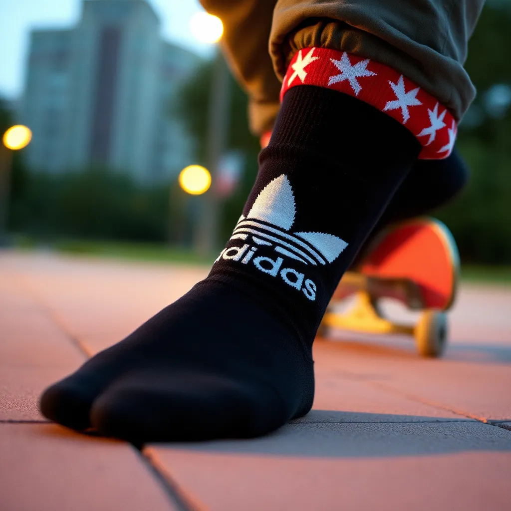 The Cultural Impact of Black Adidas Socks in Skateboarding