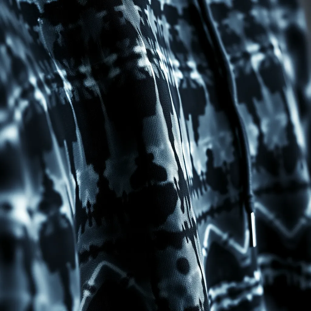 Women’s Black Tie-Dye Hoodie