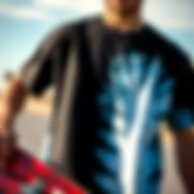 Magnificent Exploring Black and Blue Tie Dye Shirts in Skate Culture