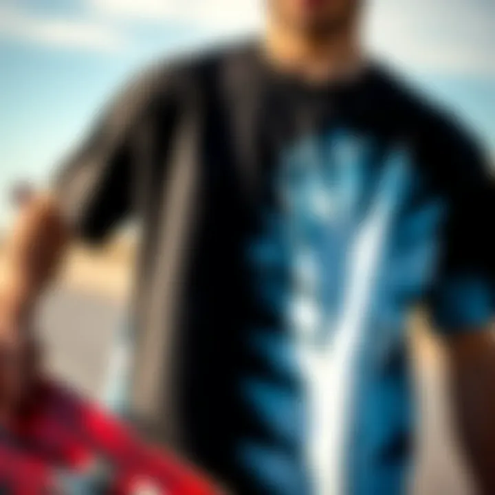 Magnificent Exploring Black and Blue Tie Dye Shirts in Skate Culture