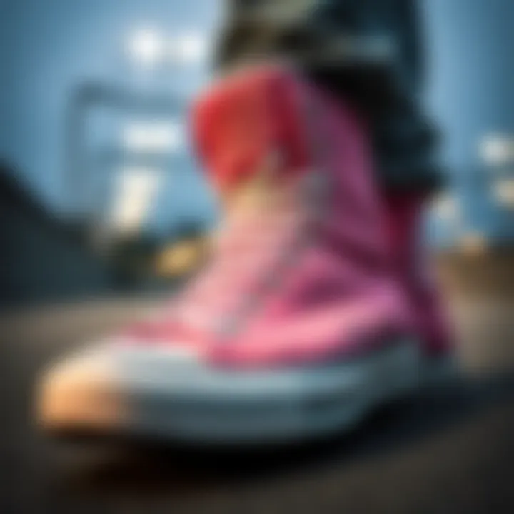 Magnificent The Aesthetic and Functional Appeal of Men's Pink High Top Converse