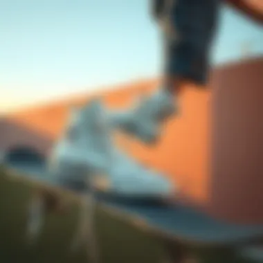 Magnificent The Essence of White Leather Hightop Converse in Skate Culture