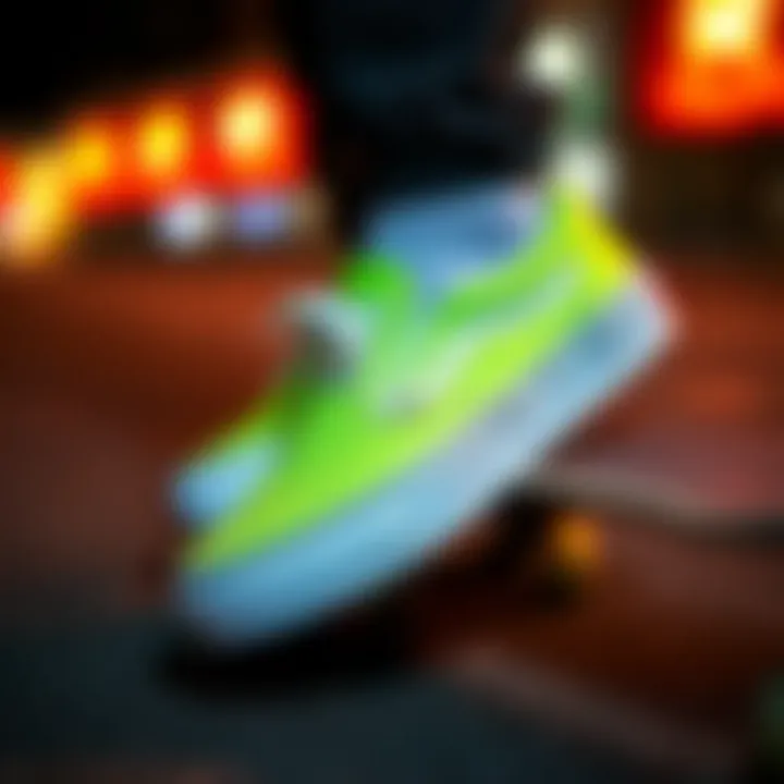 Magnificent The Impact of Neon Green Slip-On Vans in Skateboarding Culture