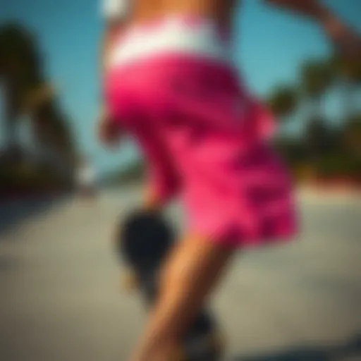 A Deep Dive into Hot Pink Board Shorts: Style, Functionality, and Cultural Significance in Skateboarding Introduction