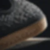 Close-up of Adidas skate shoe sole showcasing grip pattern