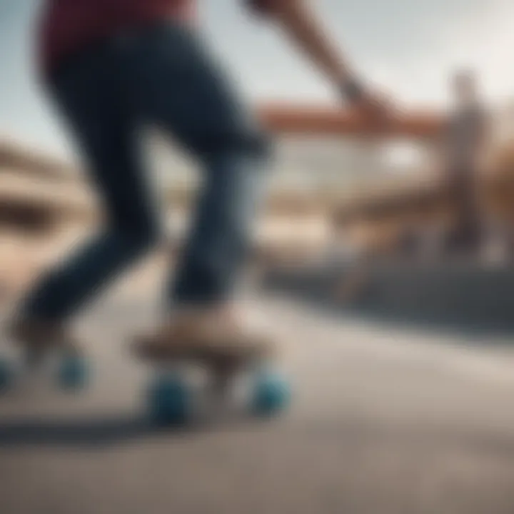 Innovative skateboard bearing technology being demonstrated