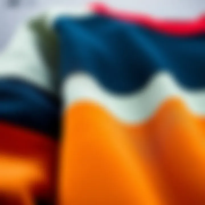 Durable Fabric of Champion Sweatshirt Close-up of the fabric texture illustrating durability and comfort.