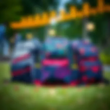 Trendy Backpack Styles for Teenage Guys Stylish backpack design showcasing various patterns and colors