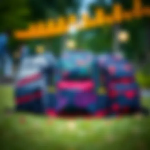 Trendy Backpack Styles for Teenage Guys Stylish backpack design showcasing various patterns and colors