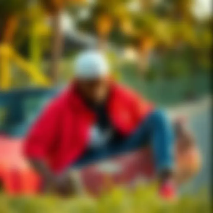 Unique Collaboration in Fashion Collaborative collection showcasing Ralph Lauren and skateboarding elements