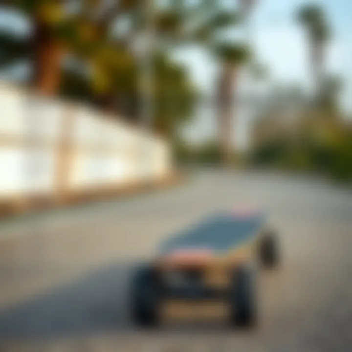 Detailed Comparison of Electric Skateboard Models A detailed comparison chart displaying various electric skateboard models and their specifications.