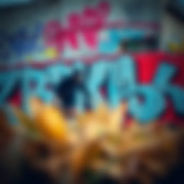 Graffiti art symbolizing the fusion of culture and style