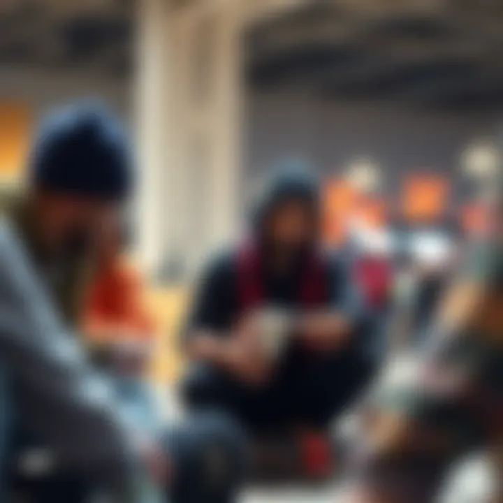 Individuals sharing tips in a skateboarding forum