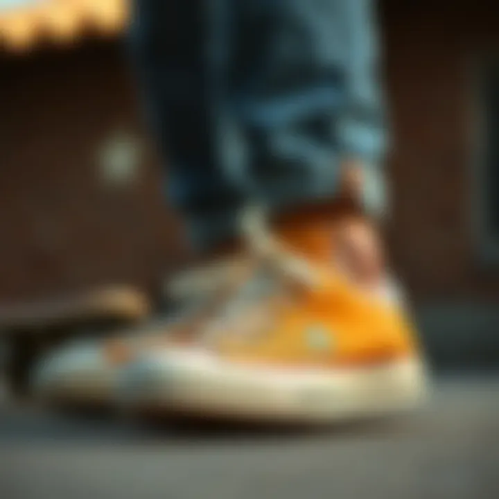 Historical advertisement of Converse All Star, emphasizing its evolution into the Tan variant
