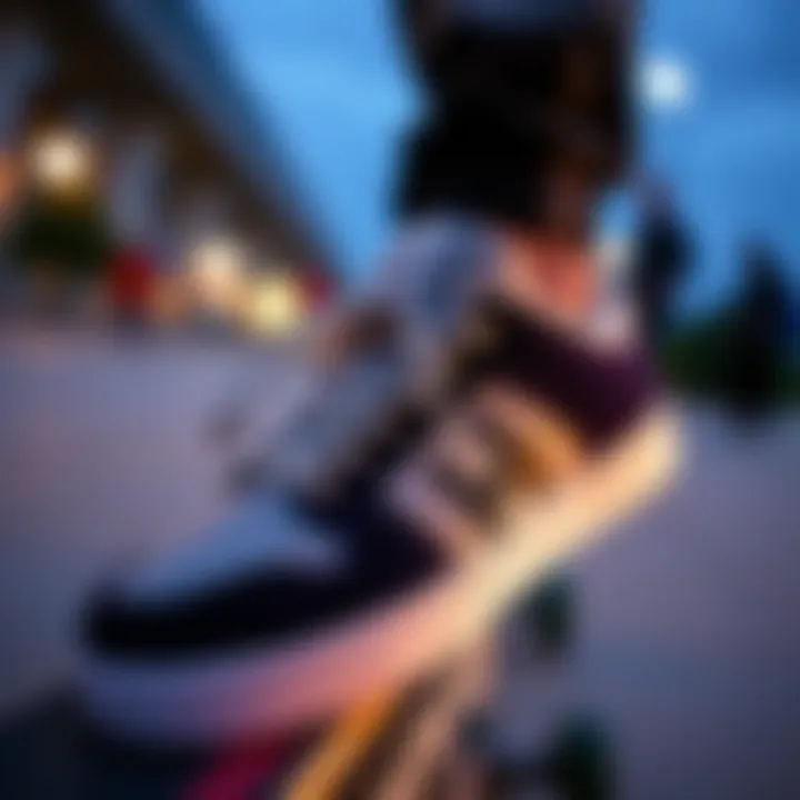 Cultural representation of skateboarding lifestyle with Supra shoes featured