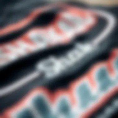 Close-up of shaka tank top design elements