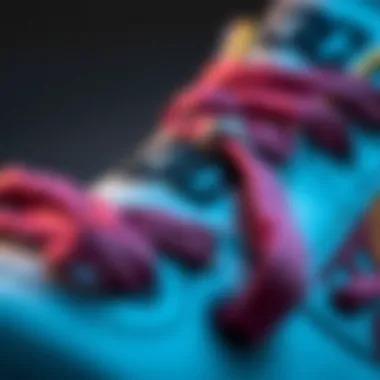 Close-up of DC Shoes Court Graffik materials highlighting quality and durability