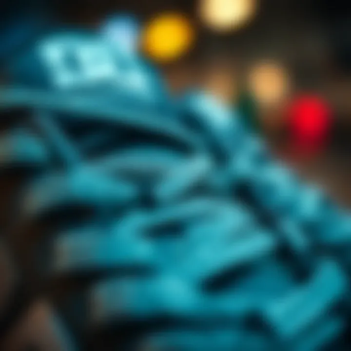 Intricate Design of DC Shoes Pure Close-up of DC Shoes Pure showcasing its intricate stitching and design details