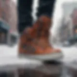 Stylish DC winter shoes showcasing innovative design