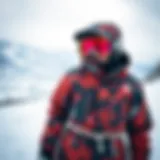 Stylish Dope Snow jacket in a snowy landscape