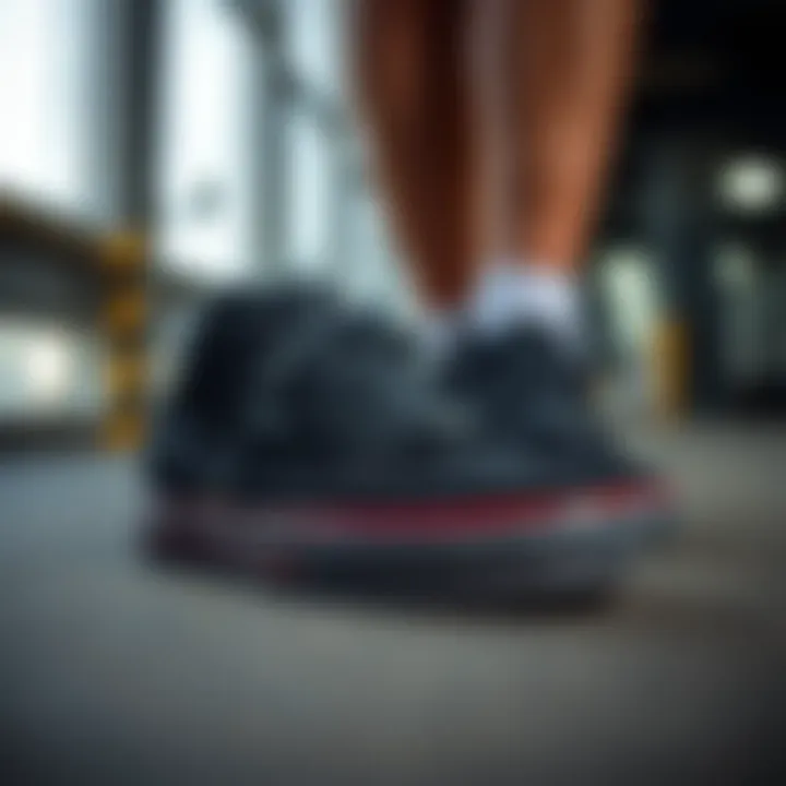 Final result of dyed shoes