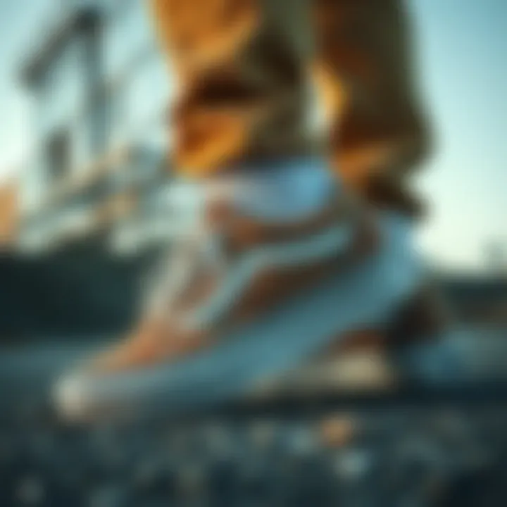 Vans footwear showcasing sustainable materials