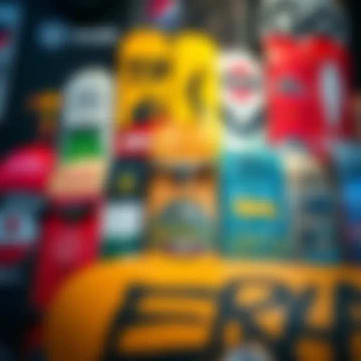 Showcase of Popular Skateboard Brands A selection of popular skateboard brands showcasing their decks