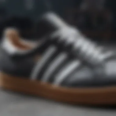 Close-up of the adidas Form Lows showcasing design details