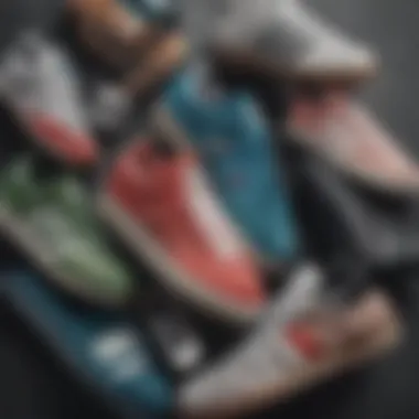 Flat lay of various colorways of adidas Form Lows
