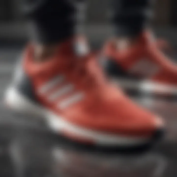 Close-up of the materials used in the adidas Smooth Runner.