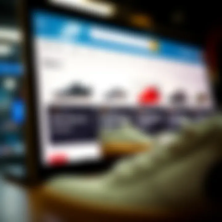 Online shopping interface showing Nike Blazers available at discounted prices
