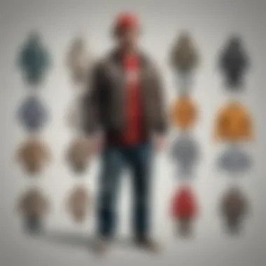 Historical timeline of Anti-Hero clothing evolution displayed in an infographic