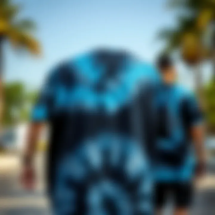 Notable Exploring Black and Blue Tie Dye Shirts in Skate Culture