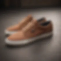 Stylish brown Etnies shoes designed for skateboarding