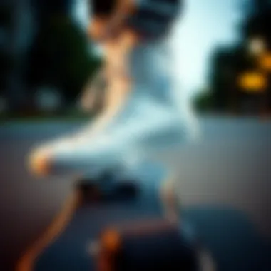 Classic Chuck Taylor All Star High Top White on skateboard