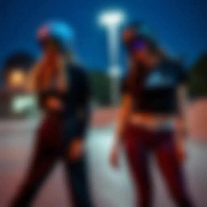 Stylish Combinations: Converse Tops and Skate Gear Stylish combinations of Converse tops with skateboarding gear