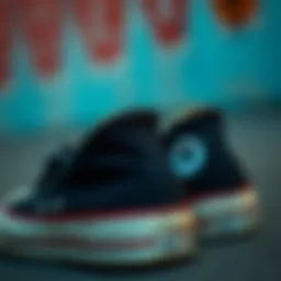 Vintage Converse tops showcasing their evolution in skate culture