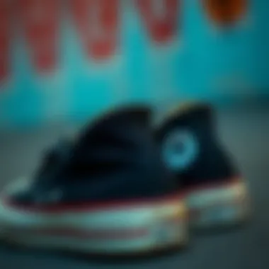 The Evolution of Converse Tops in Skate Culture Vintage Converse tops showcasing their evolution in skate culture