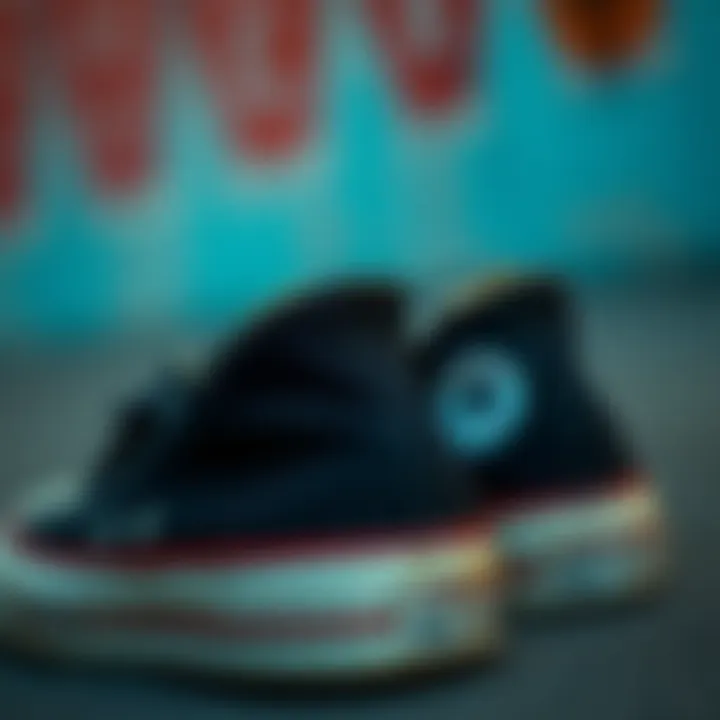 The Evolution of Converse Tops in Skate Culture Vintage Converse tops showcasing their evolution in skate culture