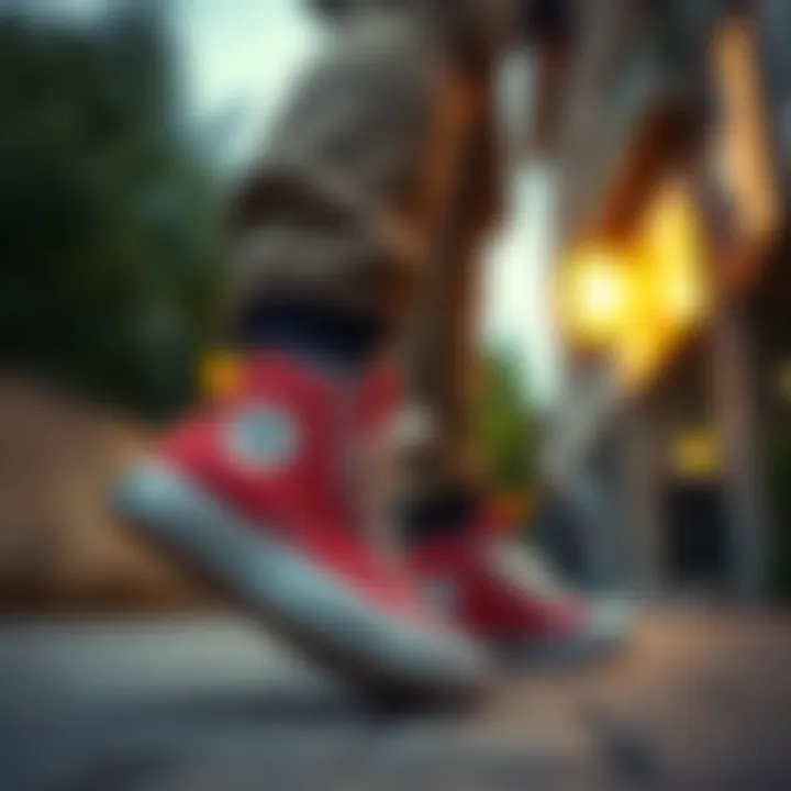 Urban Fashion with Converse All Stars A stylish urban outfit featuring Converse All Star shoes