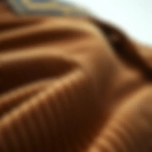 Close-up of corduroy texture