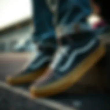 Social Media Influence on Vans Popularity Influencer promoting Vans chunky shoes on social media