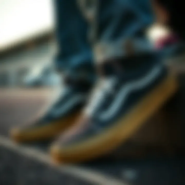 Social Media Influence on Vans Popularity Influencer promoting Vans chunky shoes on social media