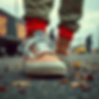 Fusion of Vans and Streetwear Style Streetwear fashion featuring Vans chunky shoes