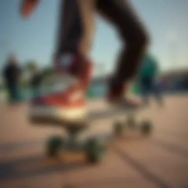 Performance testing of Etnies wide shoes on a skateboard