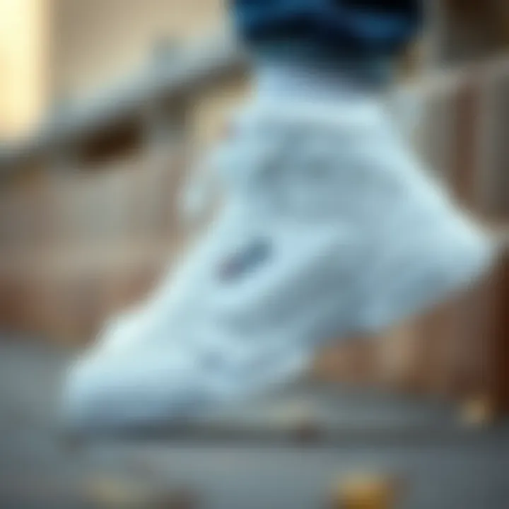 Profile View of Fila Disruptor II Stylish profile view of the Fila Disruptor II in white.