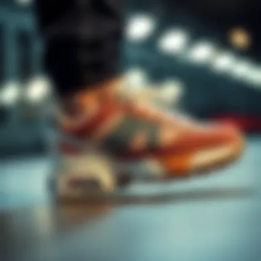 Side profile of Fila Spaghetti Shoes emphasizing construction and materials