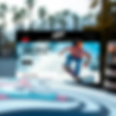 An aesthetically pleasing layout of a graphic tee website