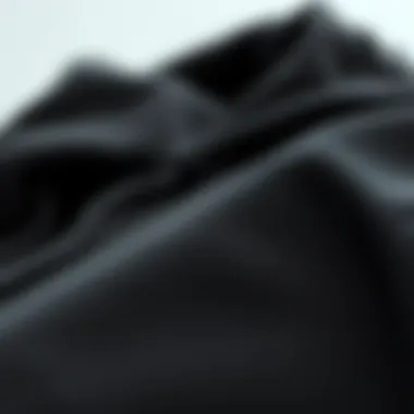 Sustainable Fabric Choices for Modern Hoodies A close-up view of fabric textures showcasing sustainability in hoodies