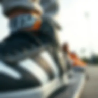 Highlighting the diversity in brand logos and identities within skate footwear